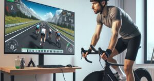 Como pedalar a bicicleta sem sair do lugar